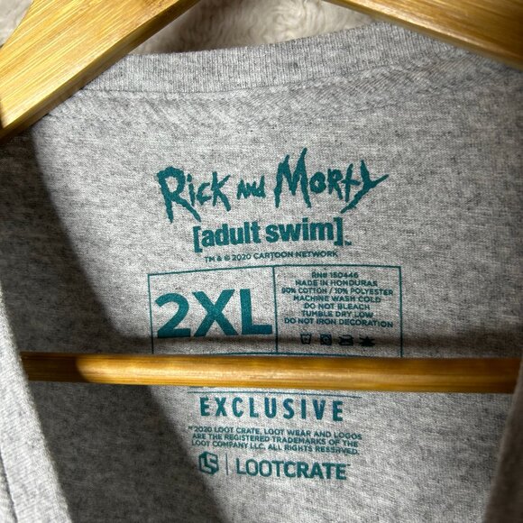 Rick and Morty 2XL Loot Crate Exclusive C-137 Adult Swim T-Shirt Plus Size - Picture 4 of 5